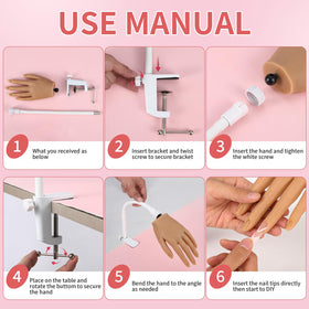 ALUROICE washable silicone hand easy to rinse after practice.