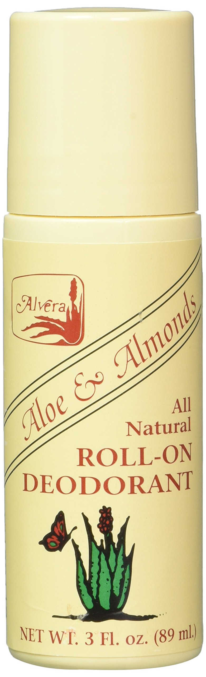 Alvera Deod roll-on bottle close-up showing aloe-based freshness for daily use.