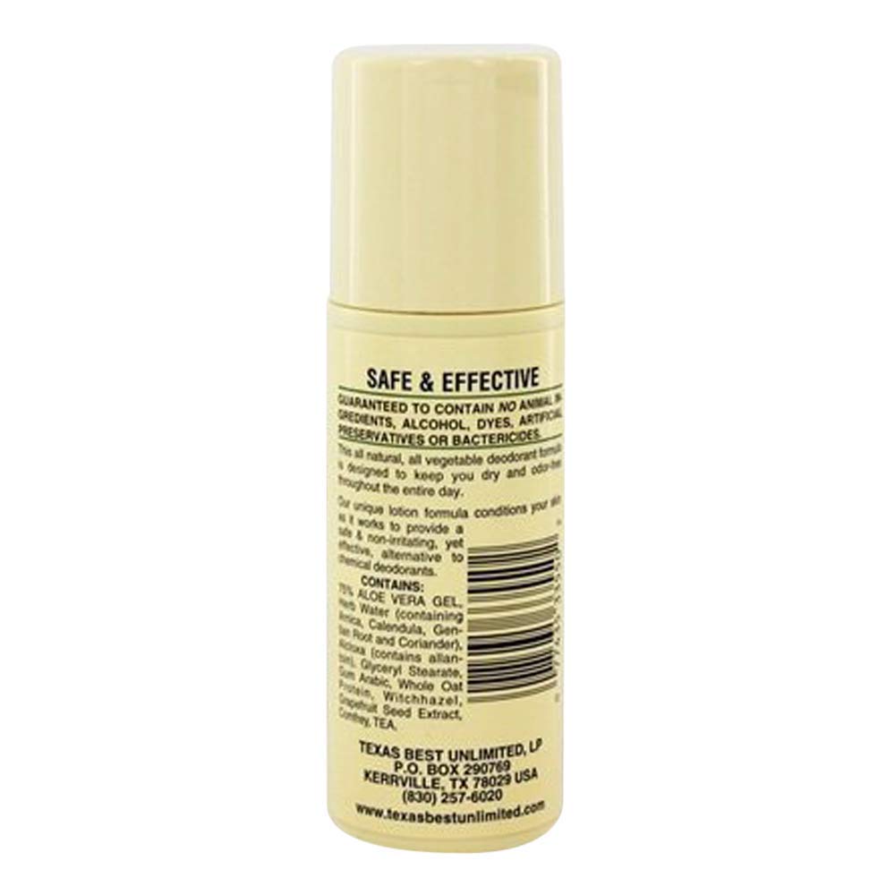 Alvera roll-on deodorant aloe unscented 3oz pack highlights value and long-lasting freshness.