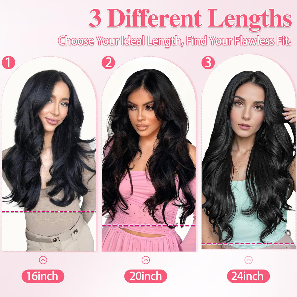 ALXNAN easy clip-in application demonstrates fast styling routine.