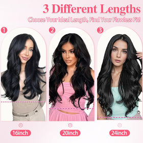 ALXNAN easy clip-in application demonstrates fast styling routine.