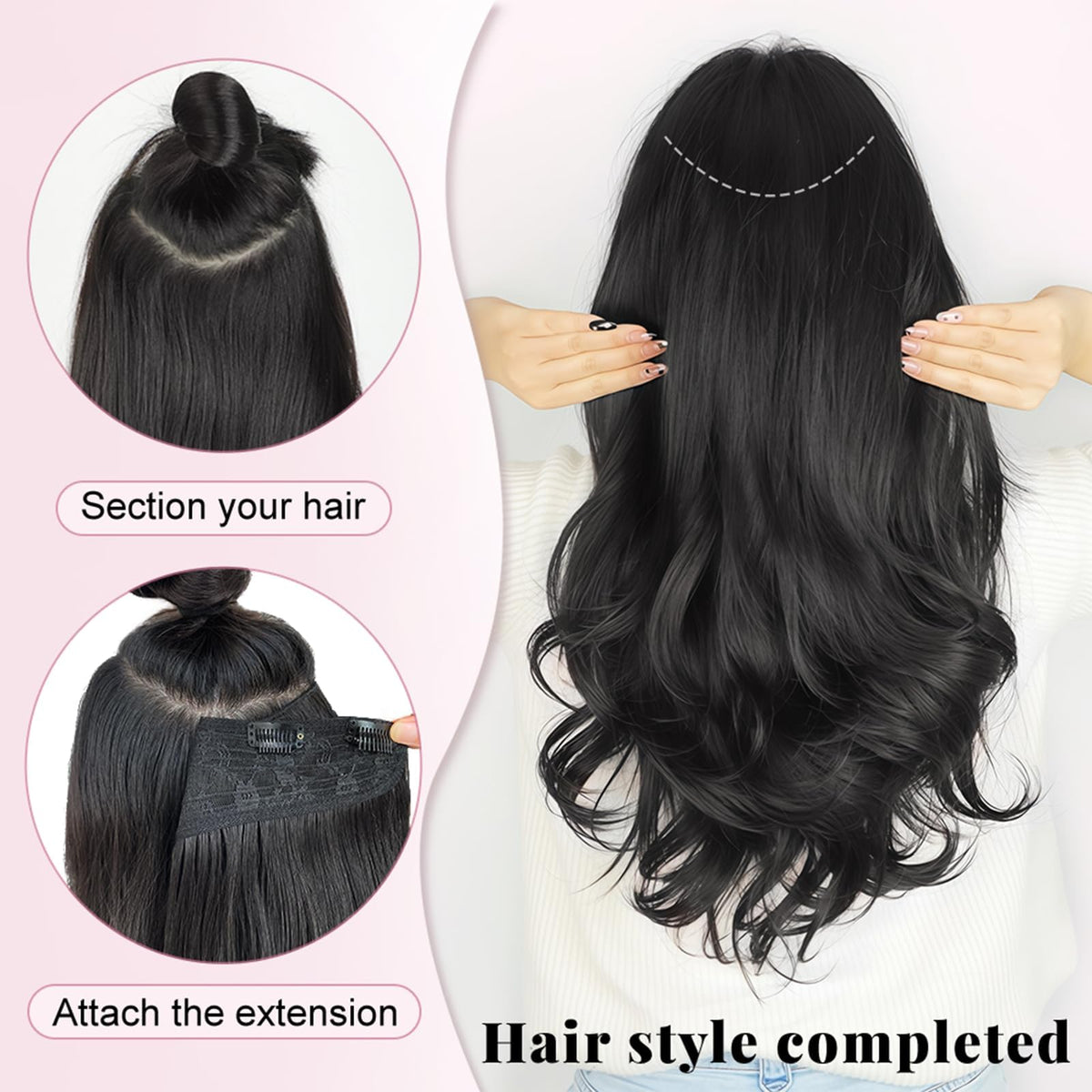 ALXNAN easy-care routine wash and dry with mild shampoo