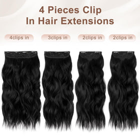 ALXNAN length-adding extension on model shows fuller, voluminous look.