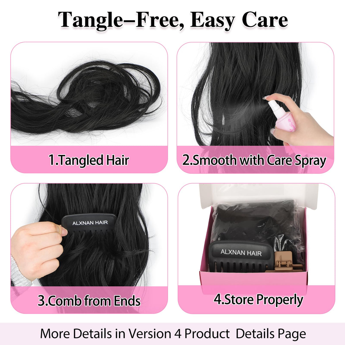 ALXNAN versatile occasions-ready hair extensions for weddings and parties