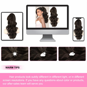 ALXNAN versatile ponytail for events and everyday looks.