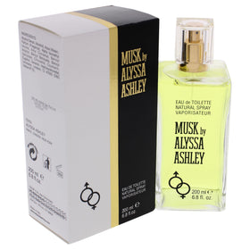 Alyssa Ashley Musk base notes close-up with vanilla and musk for all-day warmth.