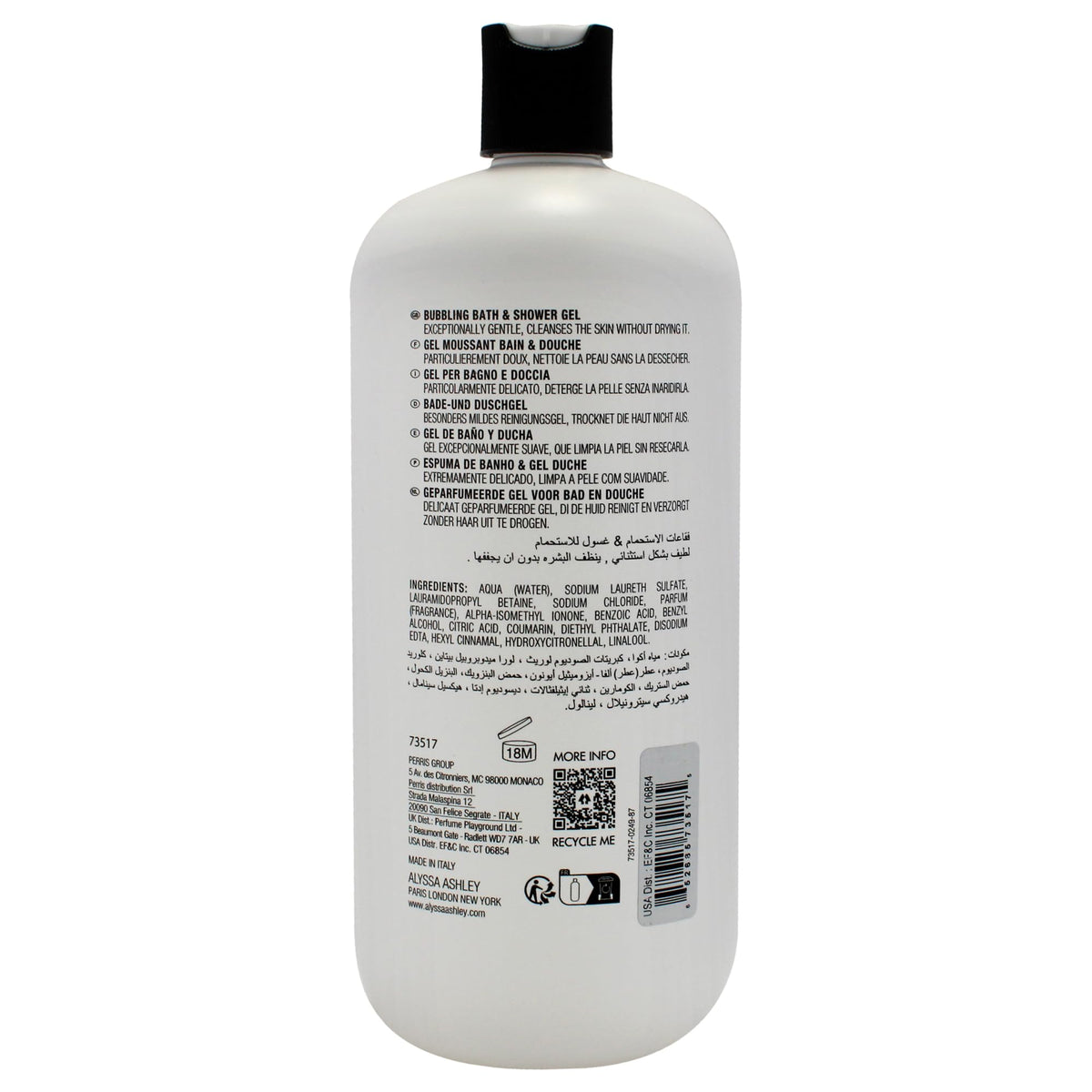 Alyssa Ashley Musk Bubbling Bath lather delivers plush foam for a luxurious daily cleanse.