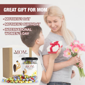 AMAQUANG Mothers Day gift jar showcases emotional notes for Mom.