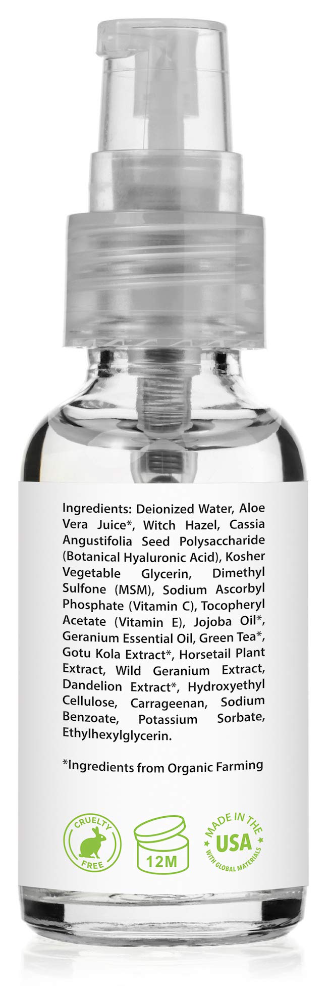 Amara Beauty Hyaluronic Serum packaging emphasizing premium, cruelty-free design.