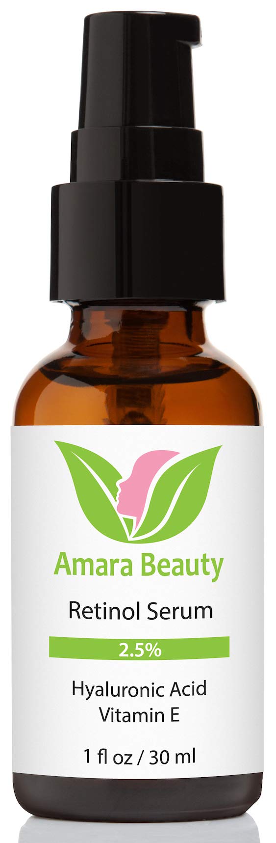 Amara Beauty Retinol Serum dropper ready for precise nightly application