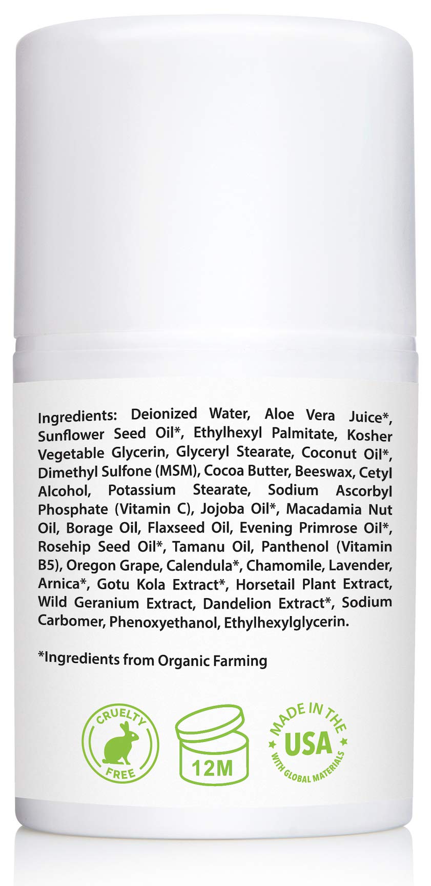 Amara Beauty Vitamin C Cream packaging emphasizing premium, cruelty-free branding.