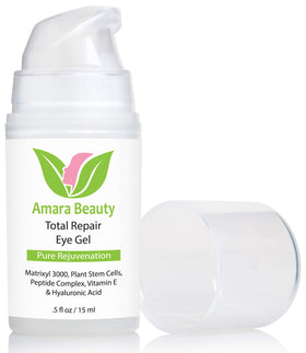 Amara Beauty Eye Cream Gel reduces puffiness and bags around the eyes