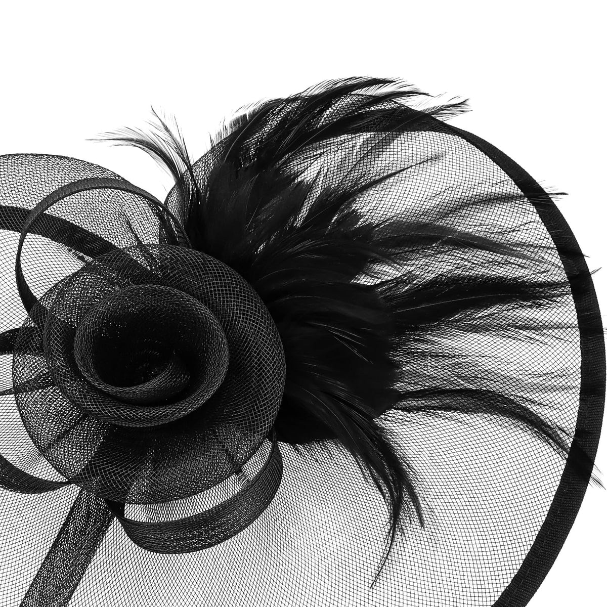 Amariver elegant black accessory suitable for weddings or cocktail parties.