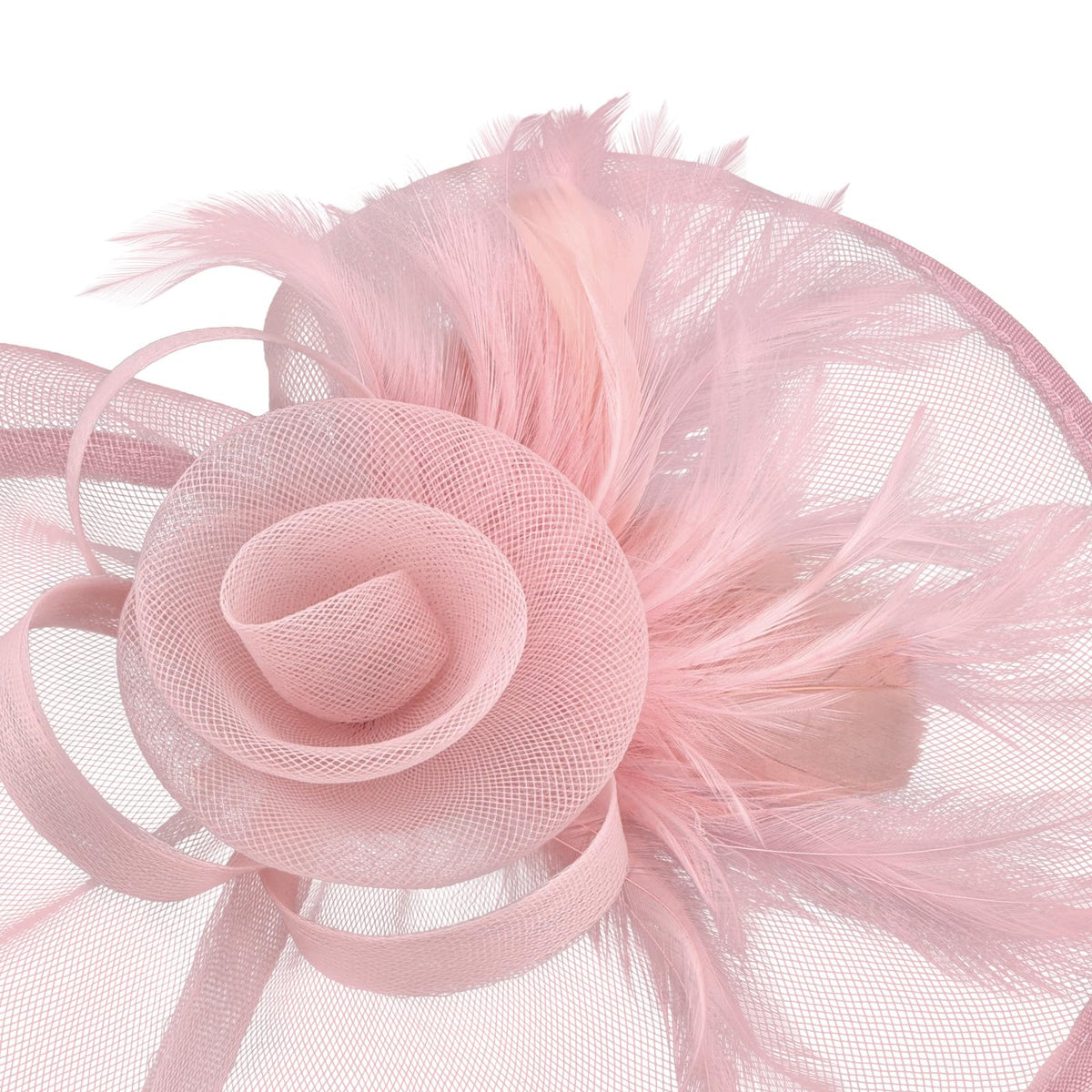 Amariver fascinator hat lightweight and breathable for all-day wear.