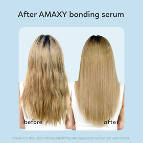Before and after with AMAXY Bonding Serum for manageability.