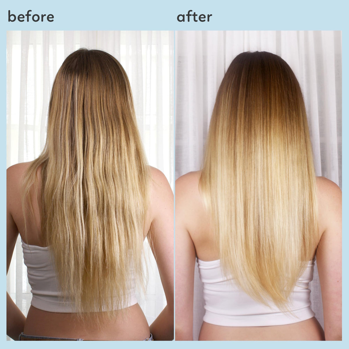AMAXY Serum provides heat protection visuals up to 450F.