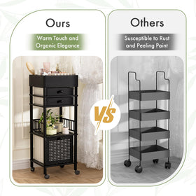 Amazer perfume and nail polish storage keeps items separated and accessible.