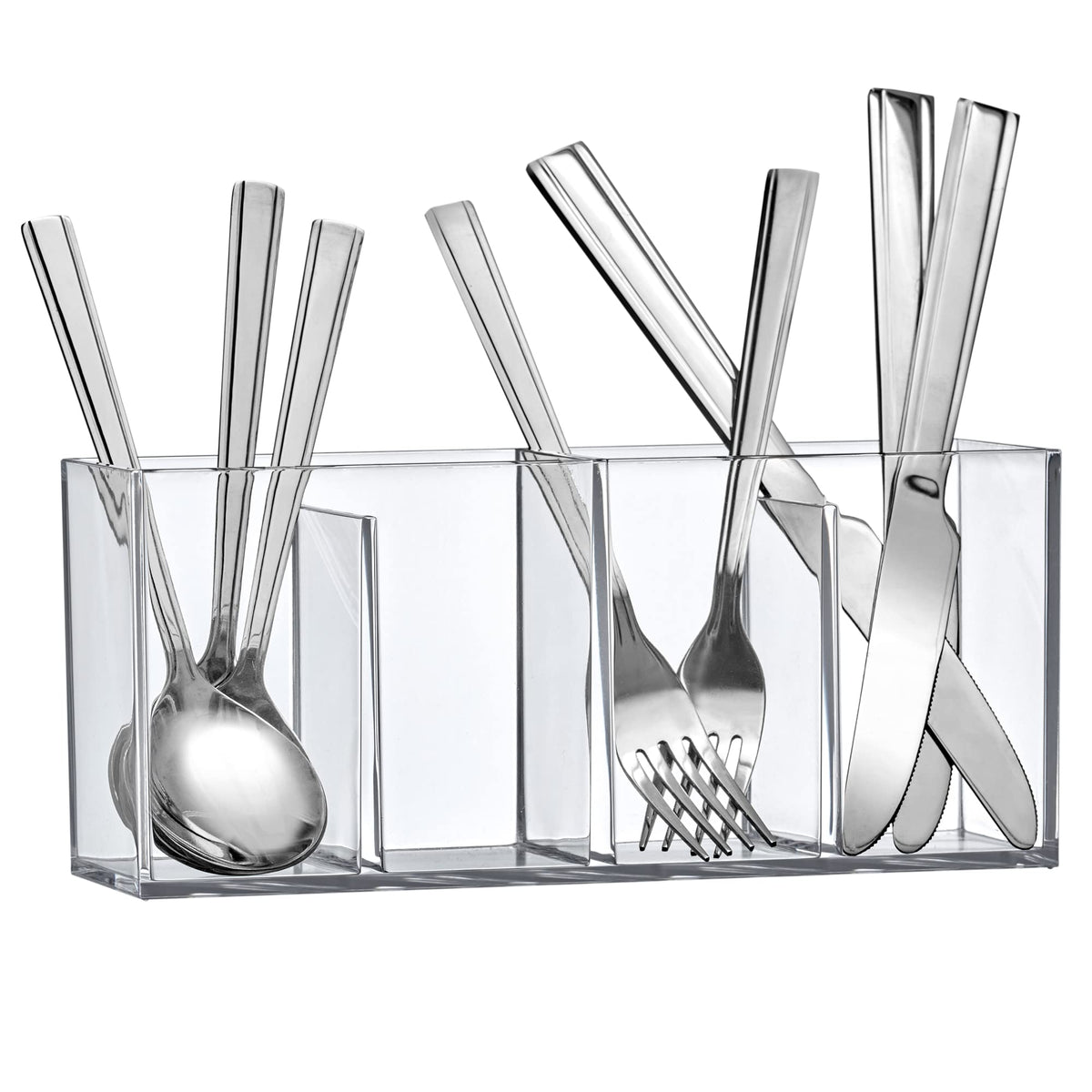 Amazing Abby Glamour vanity storage solution neatly displaying cosmetics essentials.