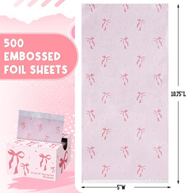 AmazingSpark pink bow design foil adds a playful touch to client coloring.
