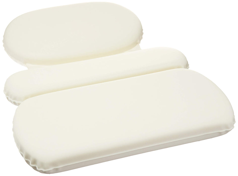 Amazon Basics bath tub neck pillow with suction cups for secure reclining.