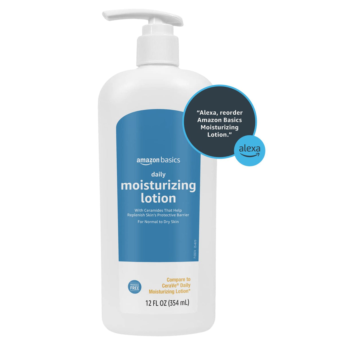 Amazon Basics Daily Moisturizing Lotion ingredients with ceramides and hyaluronic acid