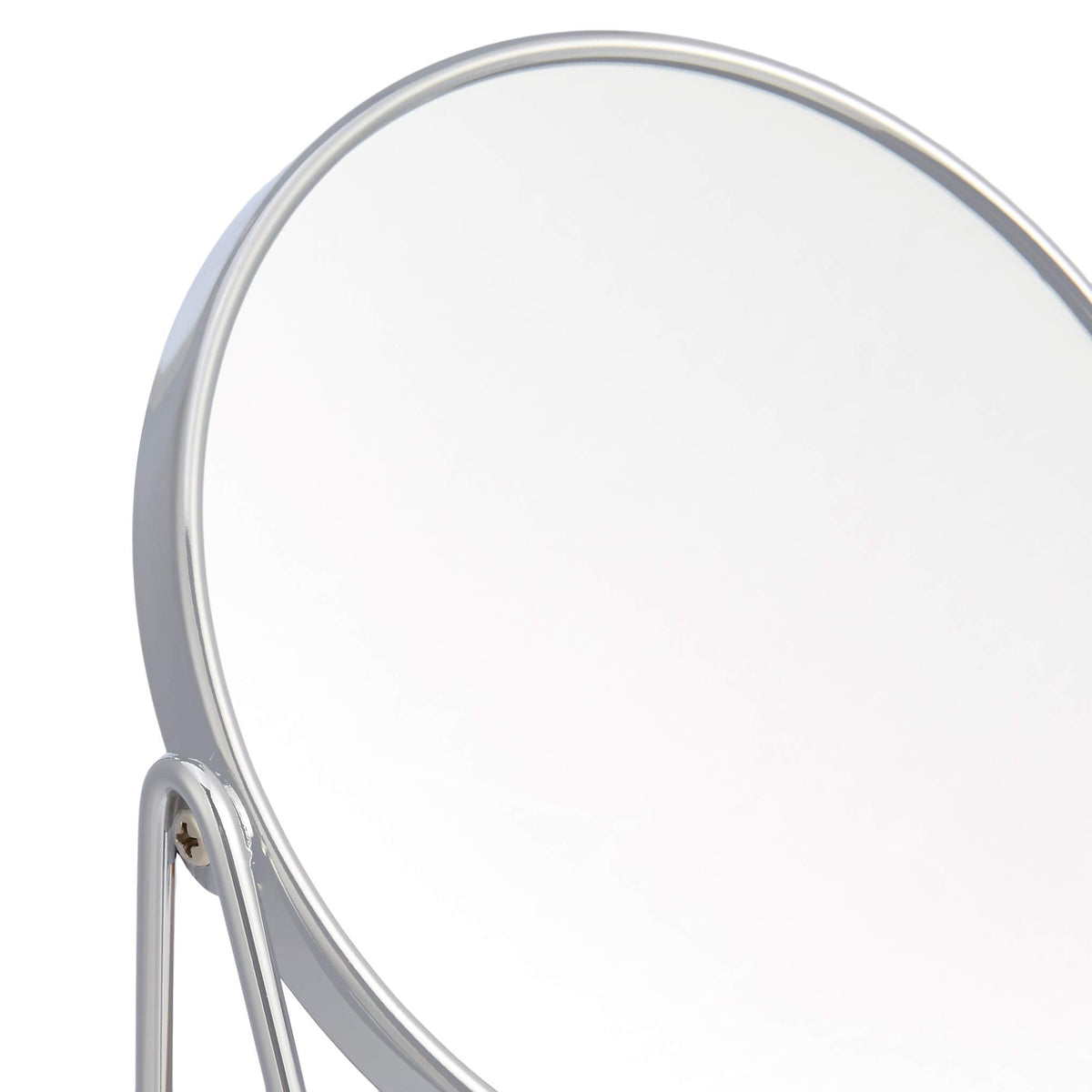 Amazon Basics double sided mirror with 1x and 5x magnification for grooming