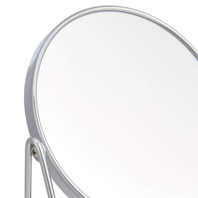 Amazon Basics double sided mirror with 1x and 5x magnification for grooming