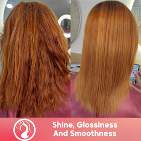 Amazonliss keratin ingredients panel showcases protein-rich hydration