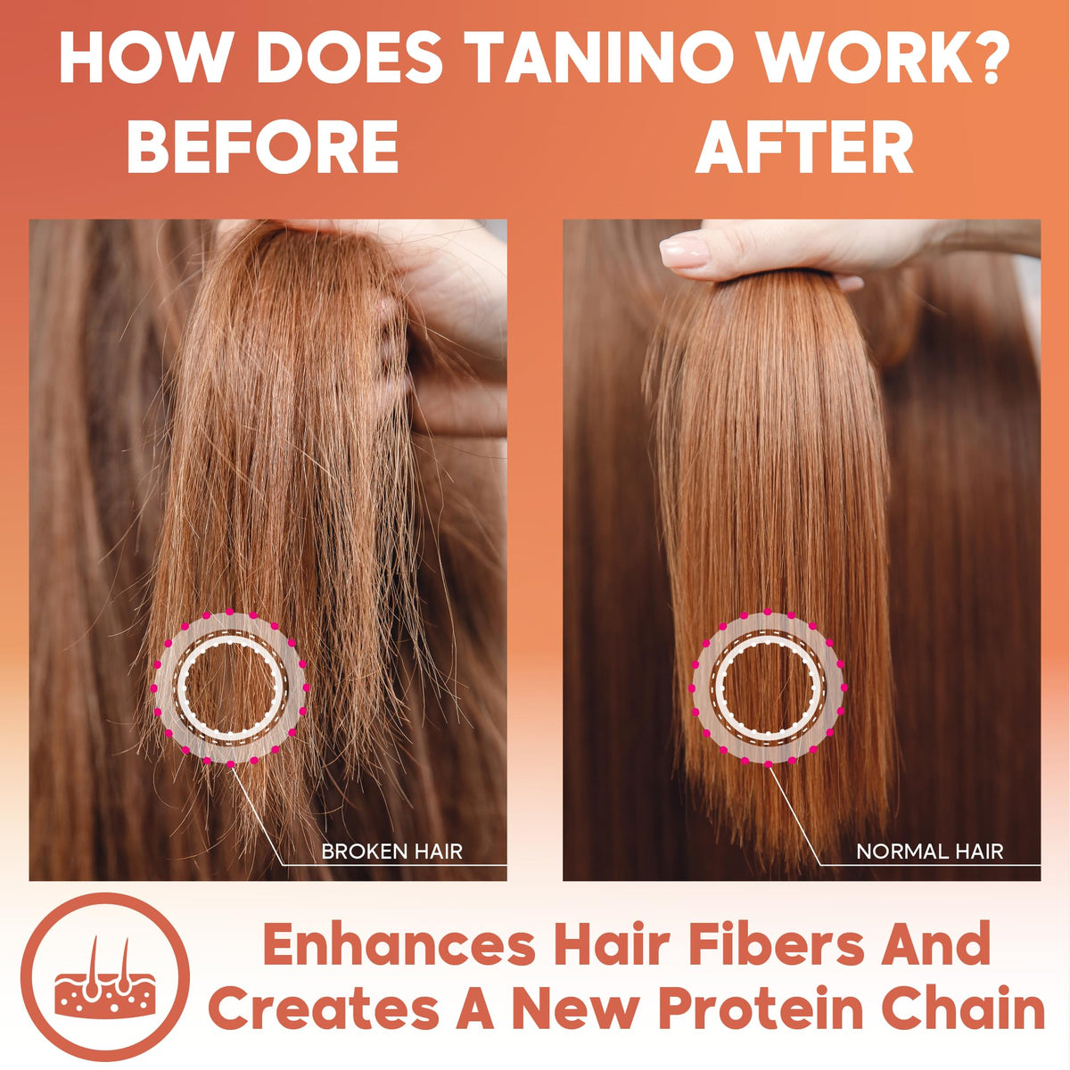 Amazonliss Tanino bottle with label and creamy texture suggesting hydration.