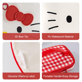 AmBealla makeup bag is versatile for cables, lunch, crafts, or office supplies.