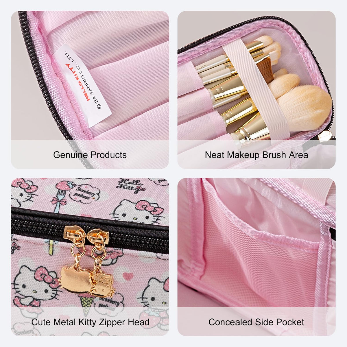 AmBealla versatile case adapts as travel pouch, cable organizer, or lunch bag.