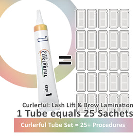 Amber Lash Curlerful brow perm kit for flawless, featherlike brows