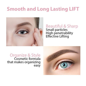 Amber Lash Curlerful fluffy brows after treatment