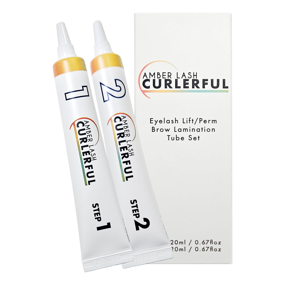 Amber Lash Curlerful Step 1 perm tube for lashes creates lift and curl