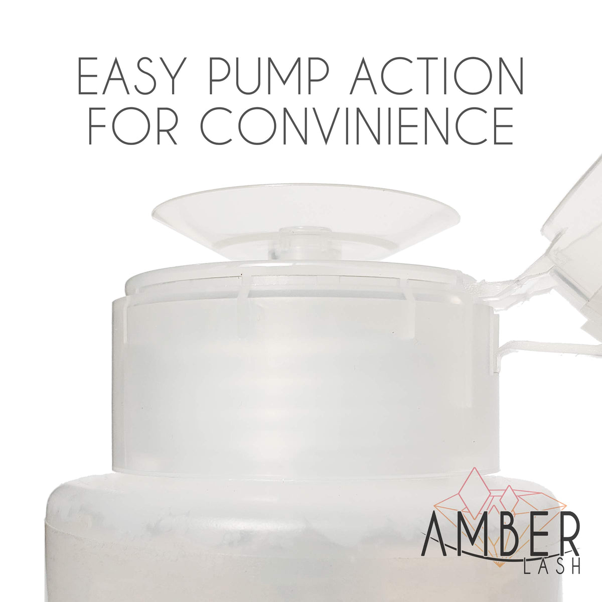 Lashes prepared with Amber Lash Magic Primer await extensions for stronger bonding and longer retention.