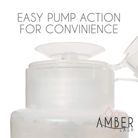 Lashes prepared with Amber Lash Magic Primer await extensions for stronger bonding and longer retention.