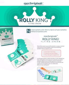 Amber Lash Rolly King Step 2 packaging supports final curl setting for lasting lift.