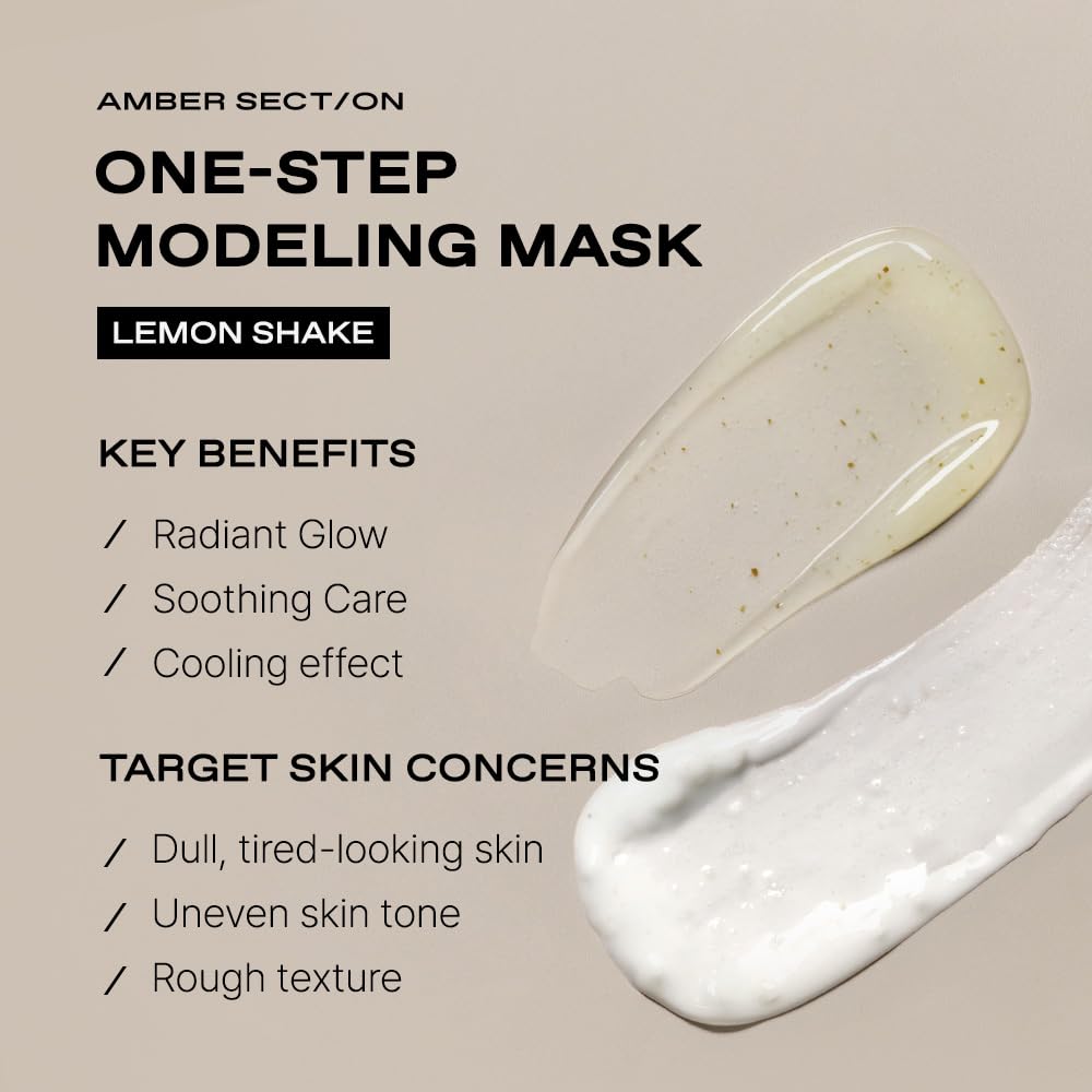 AMBER SECTION brighter skin after use with more even tone and radiance.