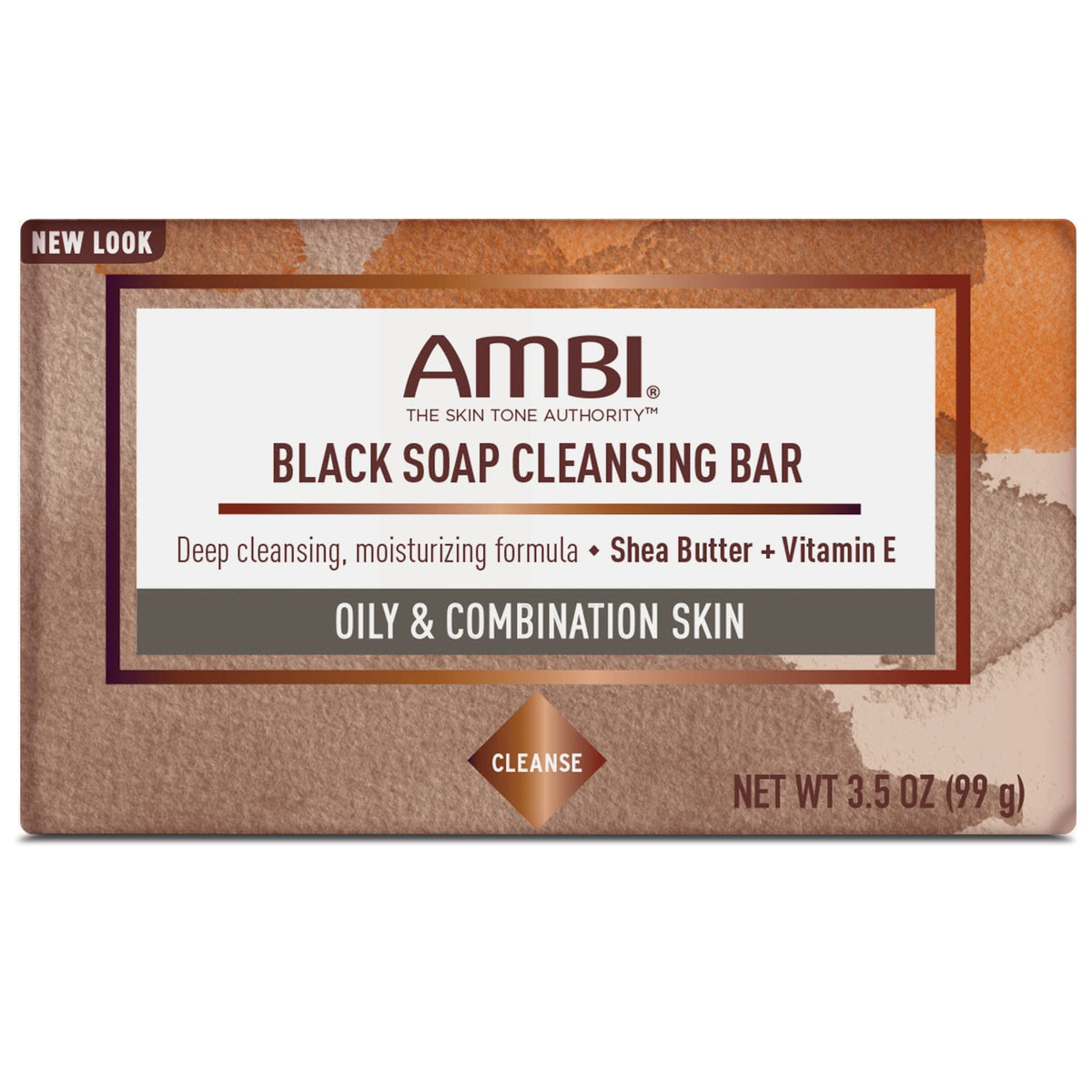 Ambi black soap close-up with rich lather texture.