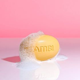 Ambi Cocoa Butter Bar product display highlighting hydration.