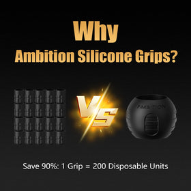 Ambition grip cover strong medical-grade silicone, easy to clean and maintain