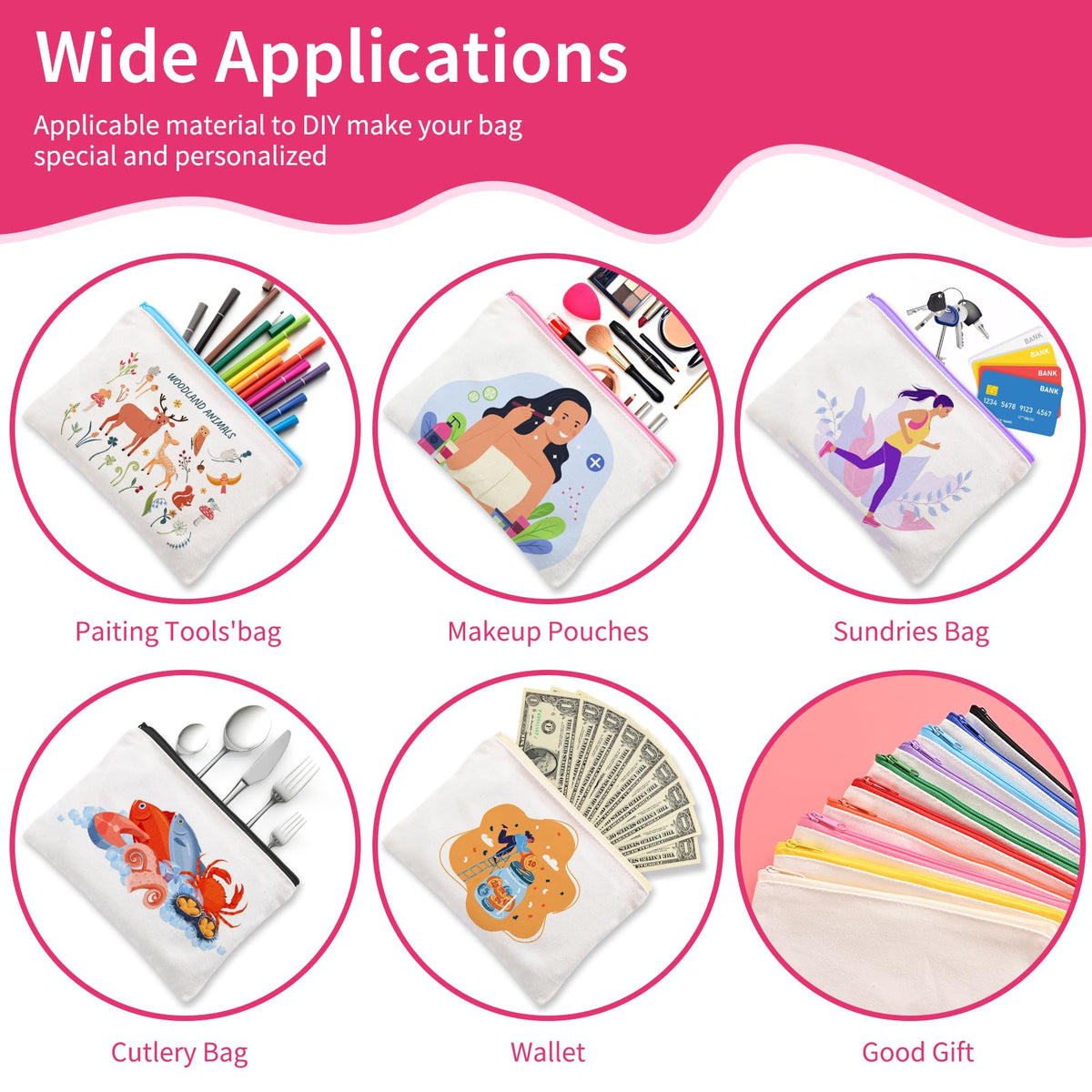 AMDAILY gift-ready packaging displays 50 bags for Mother's Day crafting.