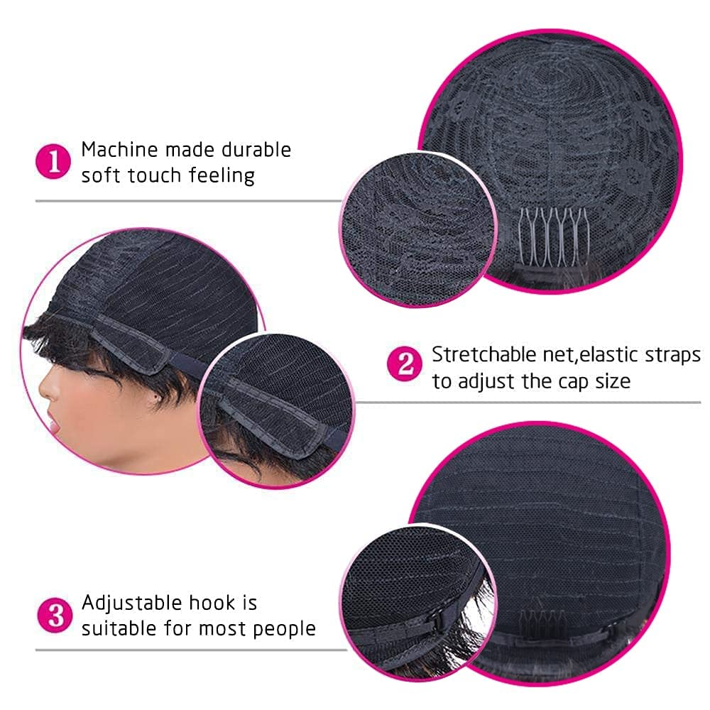 Amecire finger-wave wig packaging preview shows tidy delivery and storage.