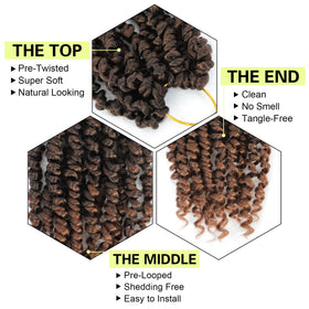AMELI Passion Twist crochet hair weight-pack image shows 50g per pack.