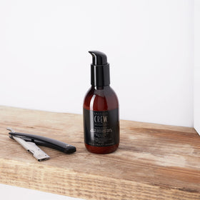 American Crew balm texture close-up for easy daily use.