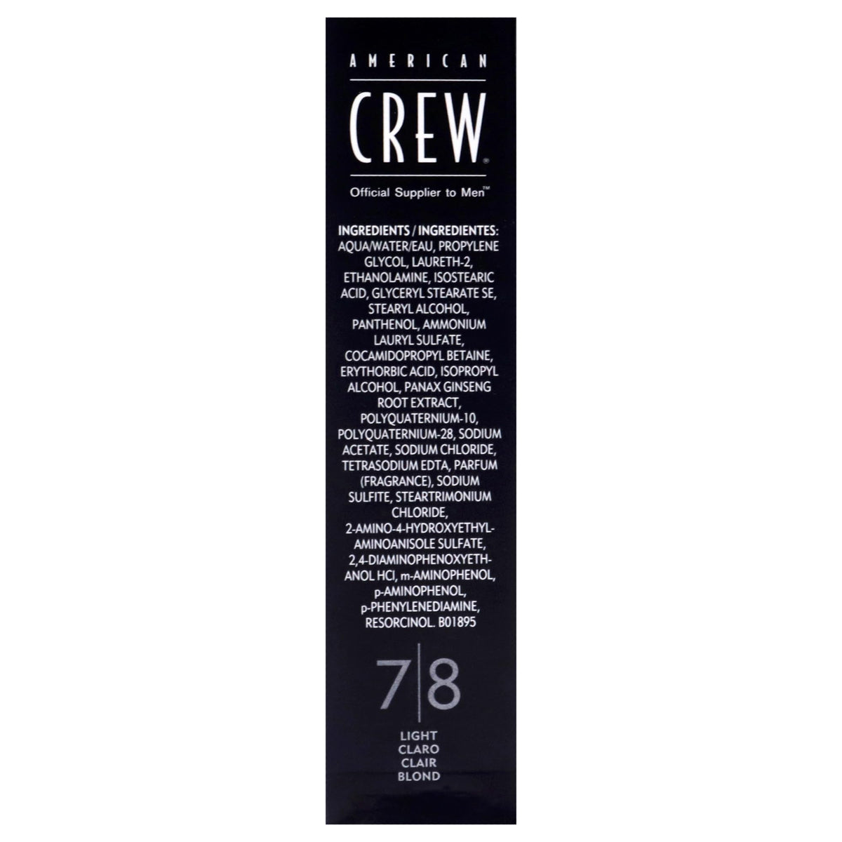American Crew beard coverage demonstration for symmetrical gray blending.