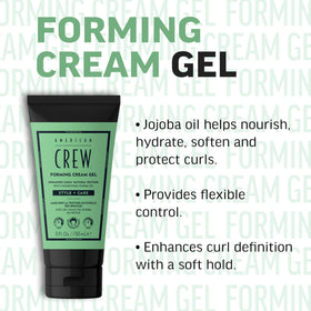Frizz control in humid conditions with Forming Cream Gel for men