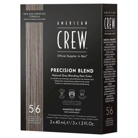 American Crew gray hair color Medium Ash application swatches illustrate natural gray coverage.