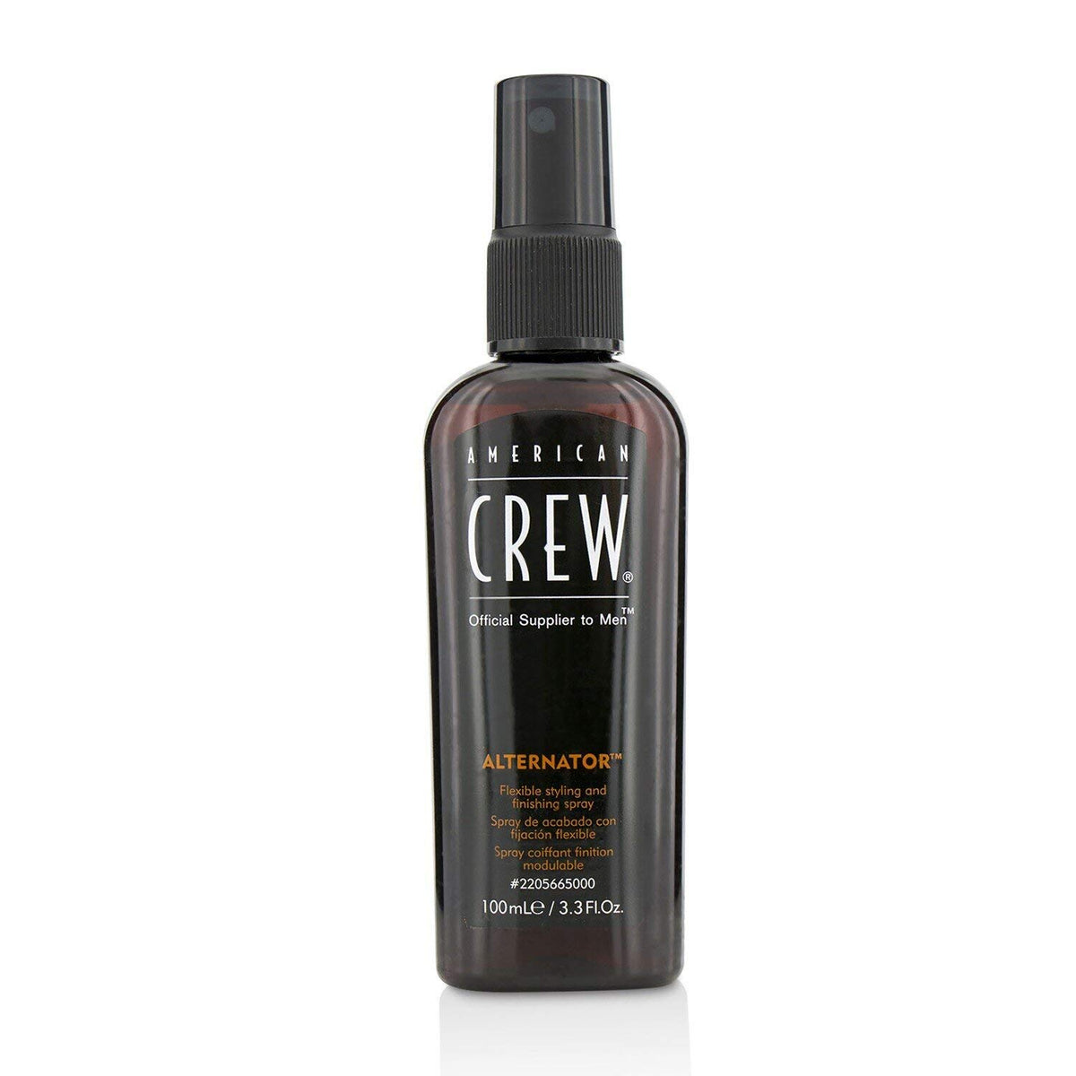 American Crew Hair Spray bottle dispensing a fine mist for controlled styling.