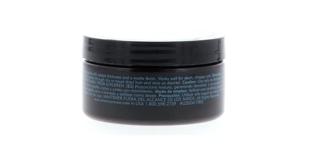 American Crew Men Fiber finish for a matte look